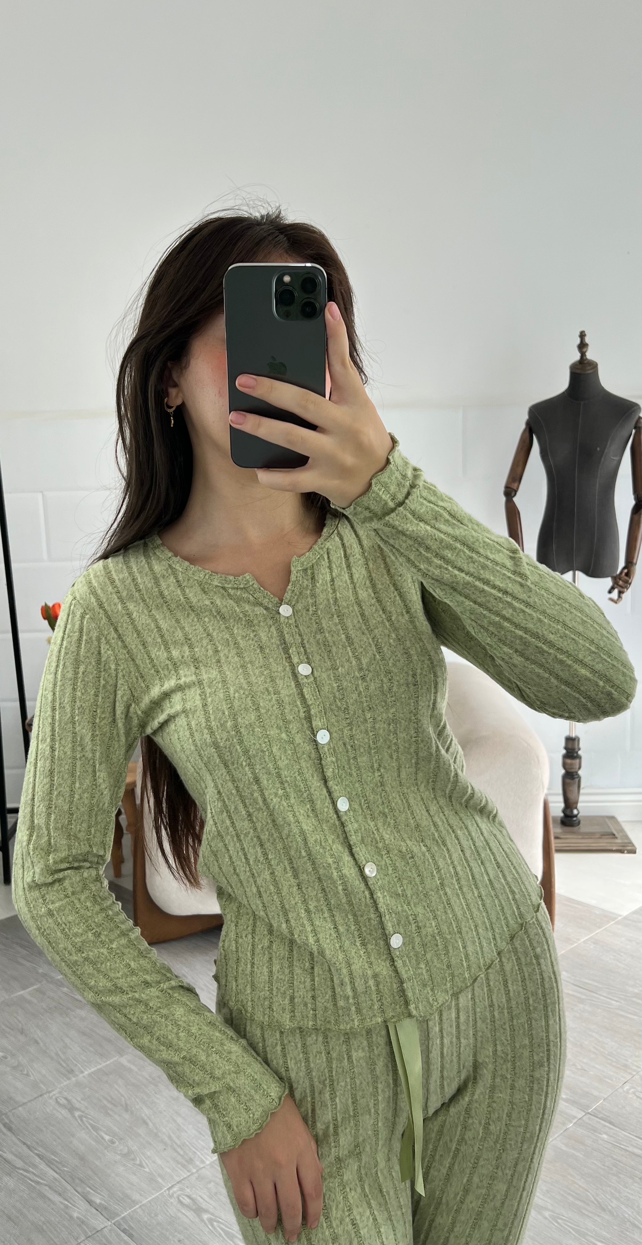 pyjama Octobre Autumn ,couleur: Vert