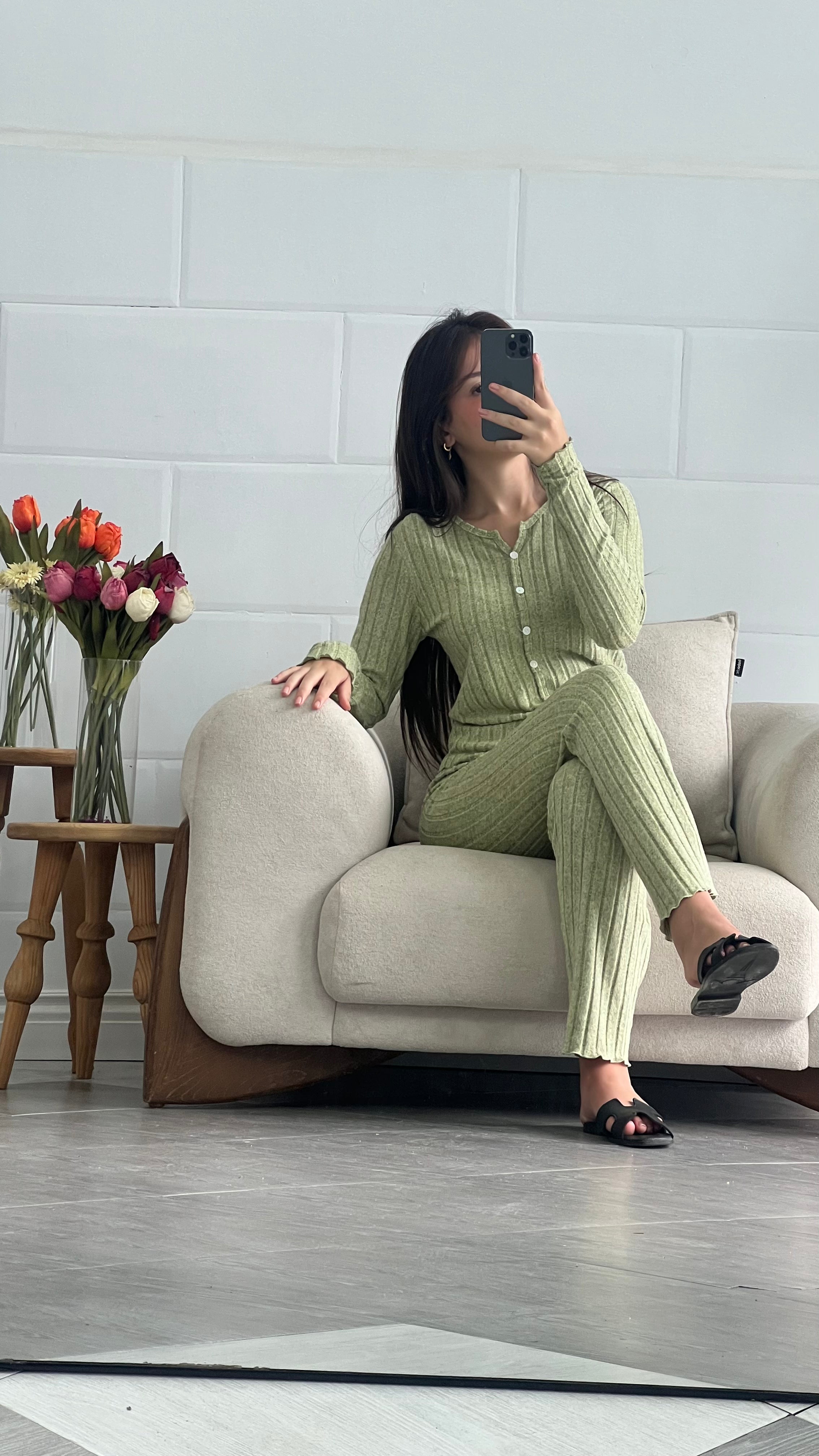 pyjama Octobre Autumn ,couleur: Vert